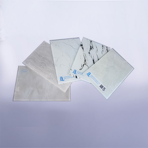 Digital bedrucktes Glas